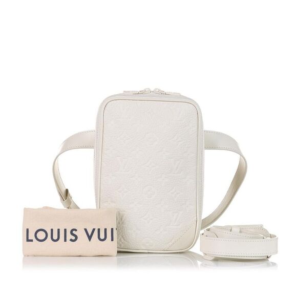 Pre Loved louis vuitton Belt Bag Monogram Women White Crossbody Bags - Picture 8 of 8